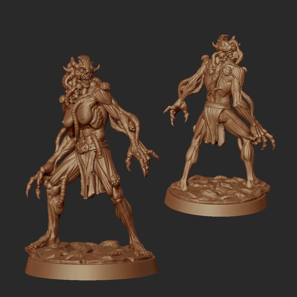 Alzir Spawn 2 - Guerrera Zombi - Cultista Putrefacción