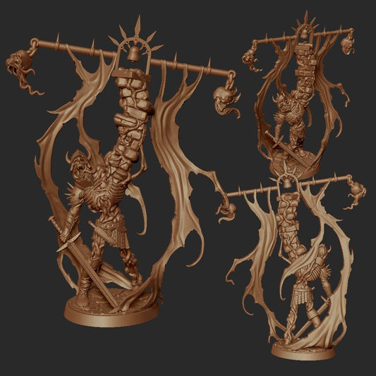 Esqueleto porta estandartes 2