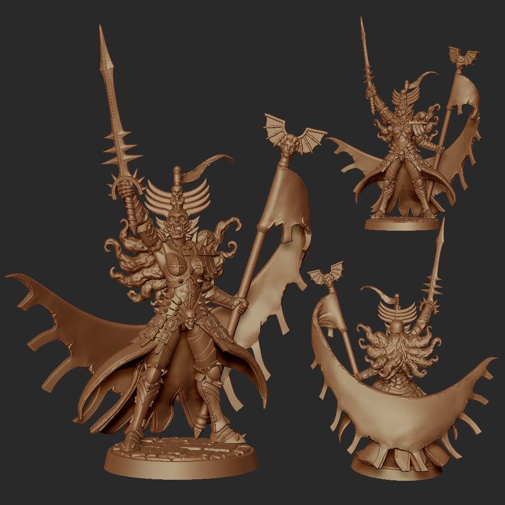 Sacerdote de la Lujuria - Comandante Porta Estandartes