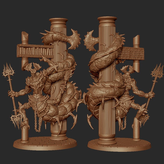 Gusano Guardián de la Biblioteca - Demonio