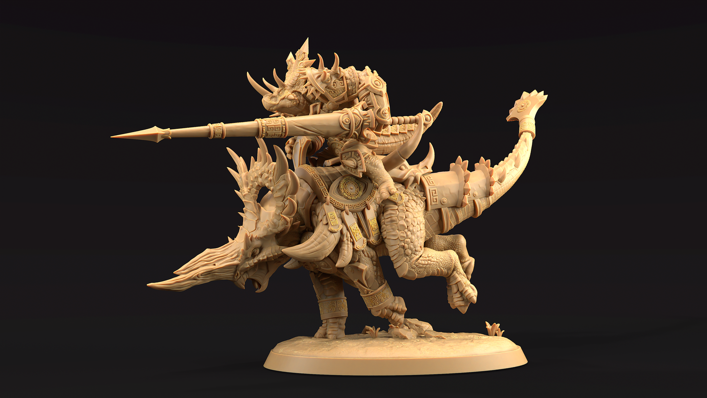 Triceratops Guerrero Jinete de Crucisaurio 3