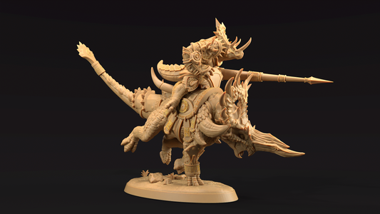 Triceratops Guerrero Jinete de Crucisaurio 3