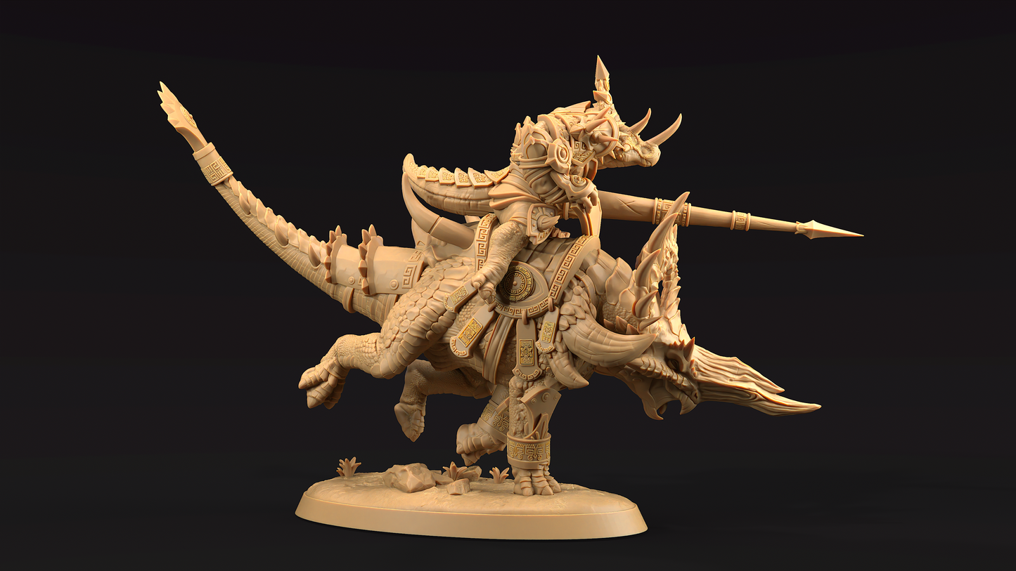 Triceratops Guerrero Jinete de Crucisaurio 3