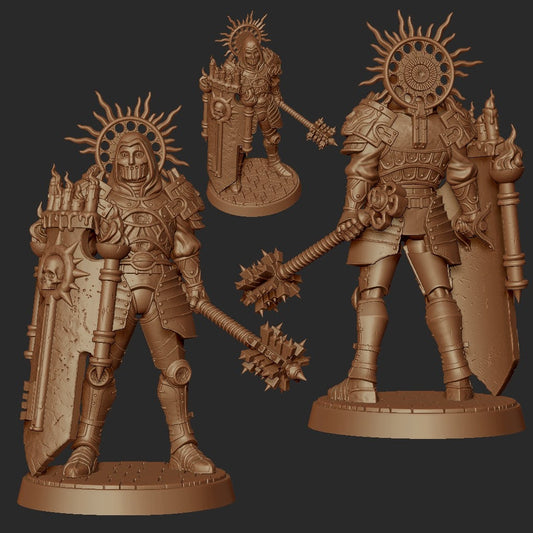 Guardian de las llaves Comandante - Caballero - Guerrero con Escudo