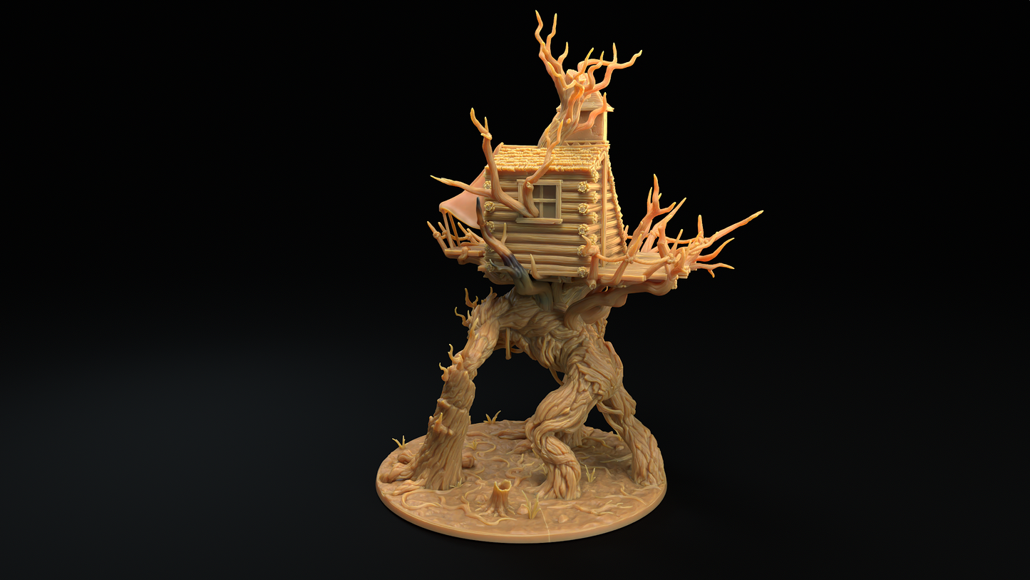Ent gigante con casa - Arbol viviente