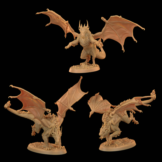 Pack 3 Dragones Infernales