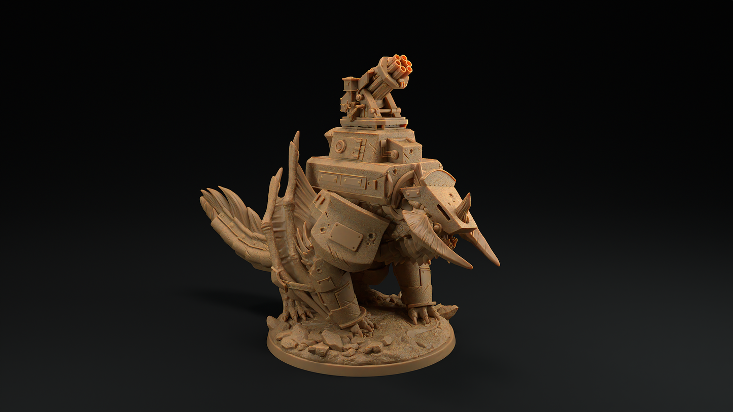 Dragón de asedio con mortero automatico