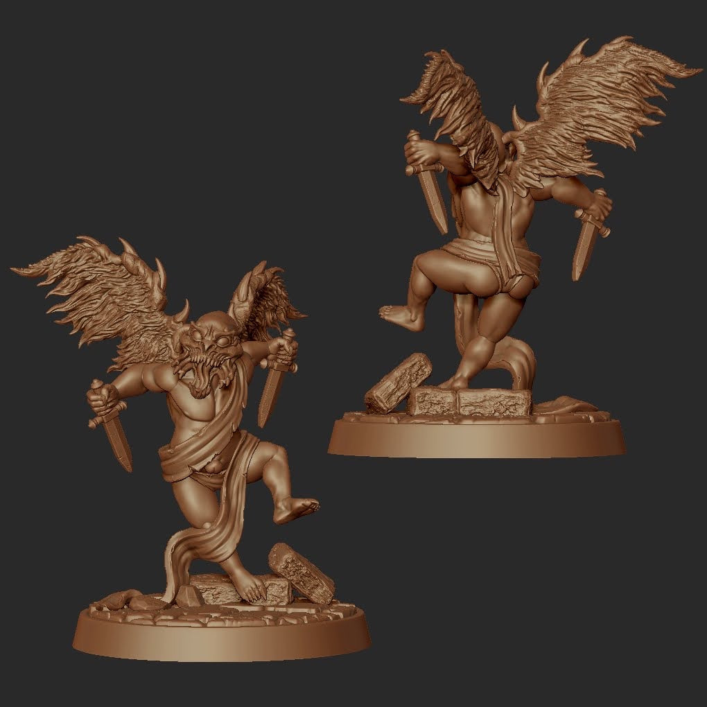 Pack de 3 Querubines Caídos - Angeles caidos