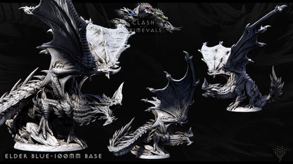 Dragón Azul Anciano