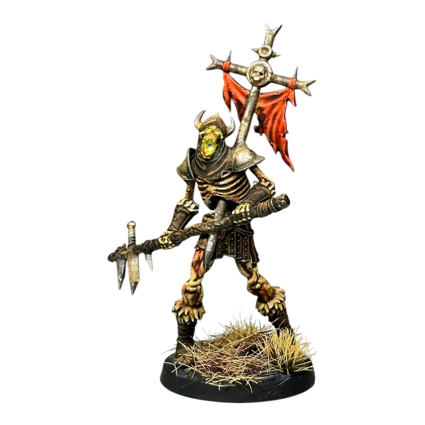 Esqueleto porta estandartes