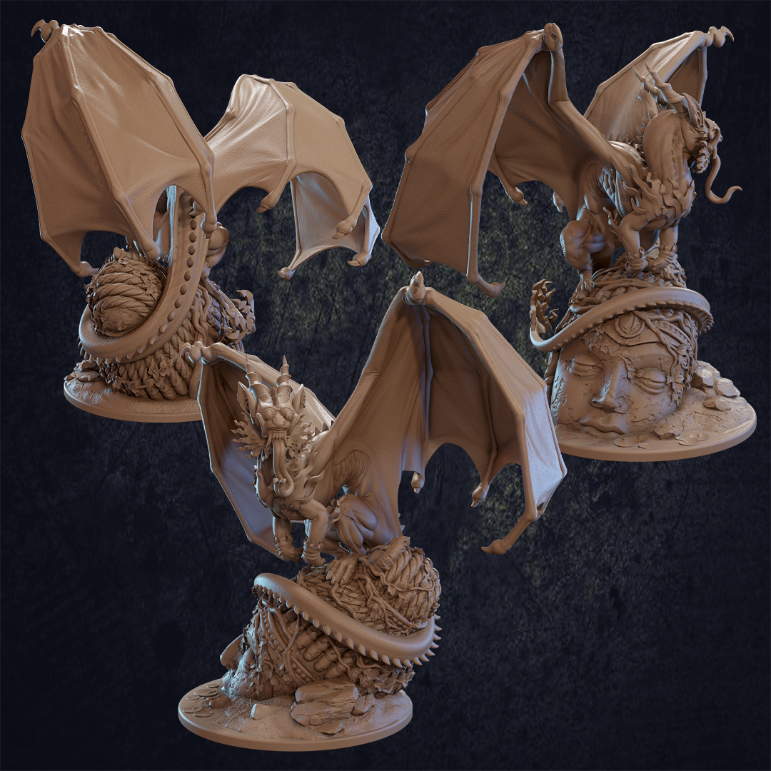 Dragón Azteca - Dragón de Dientes Curvos