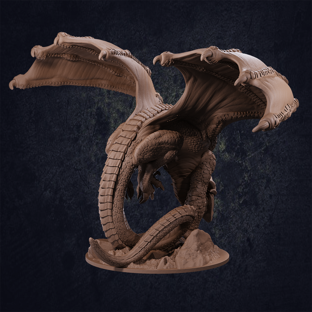 Dragón Volcanico de escana dura - Hard scale Dragon