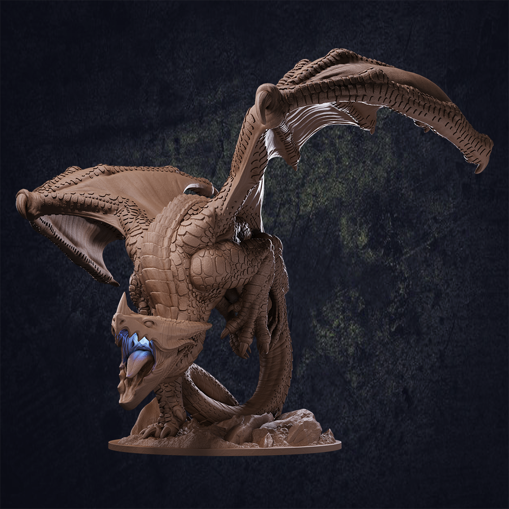 Dragón Volcanico de escana dura - Hard scale Dragon