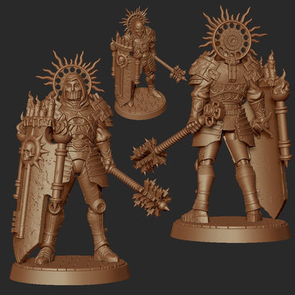 Guardian de las llaves Comandante - Caballero - Guerrero con Escudo