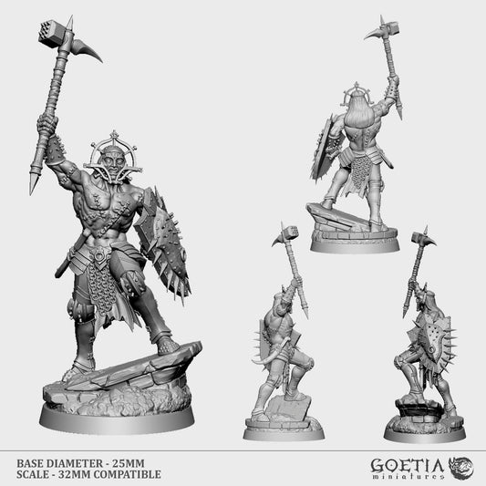 Larim Cabeza Abierta - Pose Heroica - Comandante Lujuria