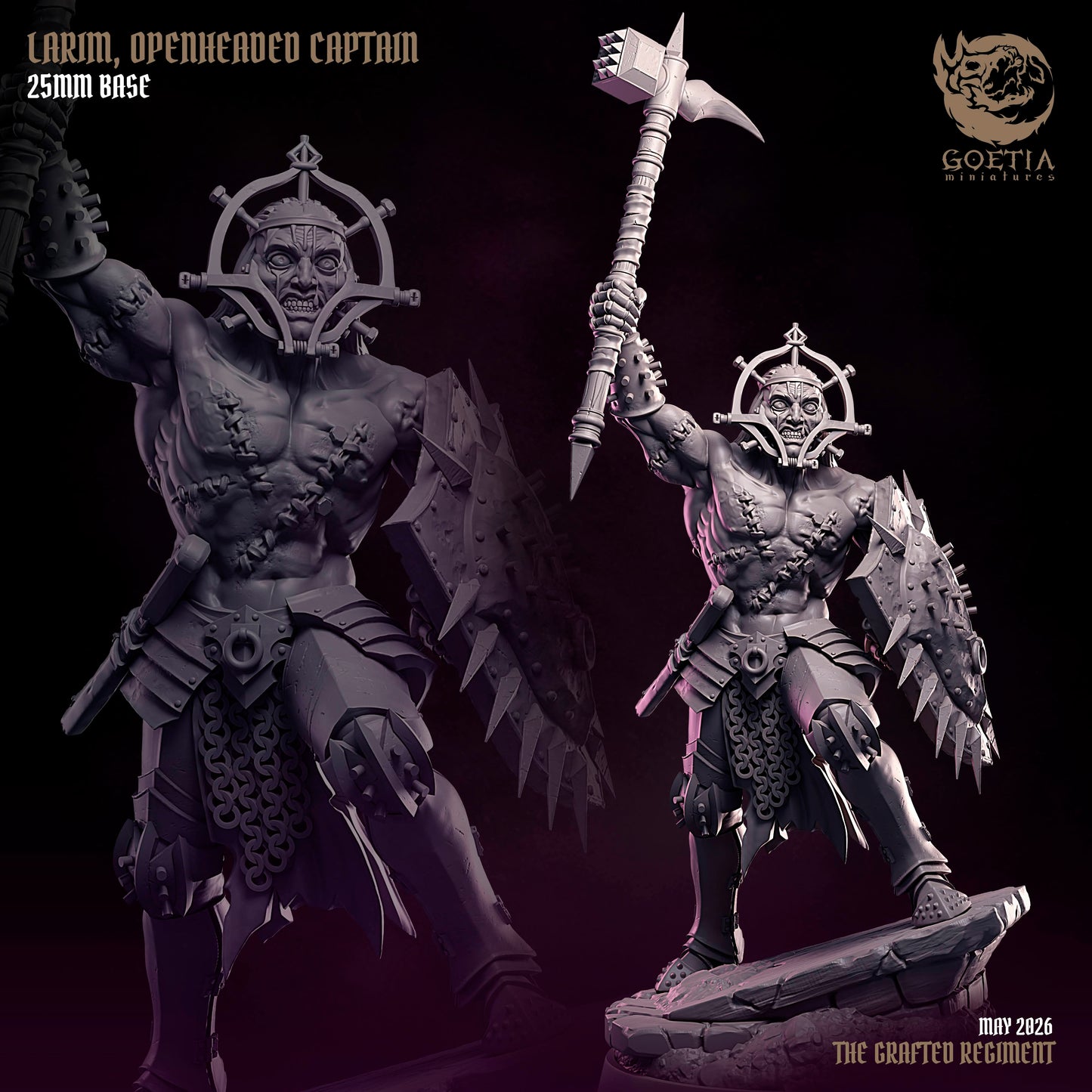 Larim Cabeza Abierta - Pose Heroica - Comandante Lujuria
