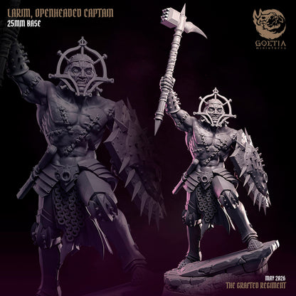 Larim Cabeza Abierta - Pose Heroica - Comandante Lujuria