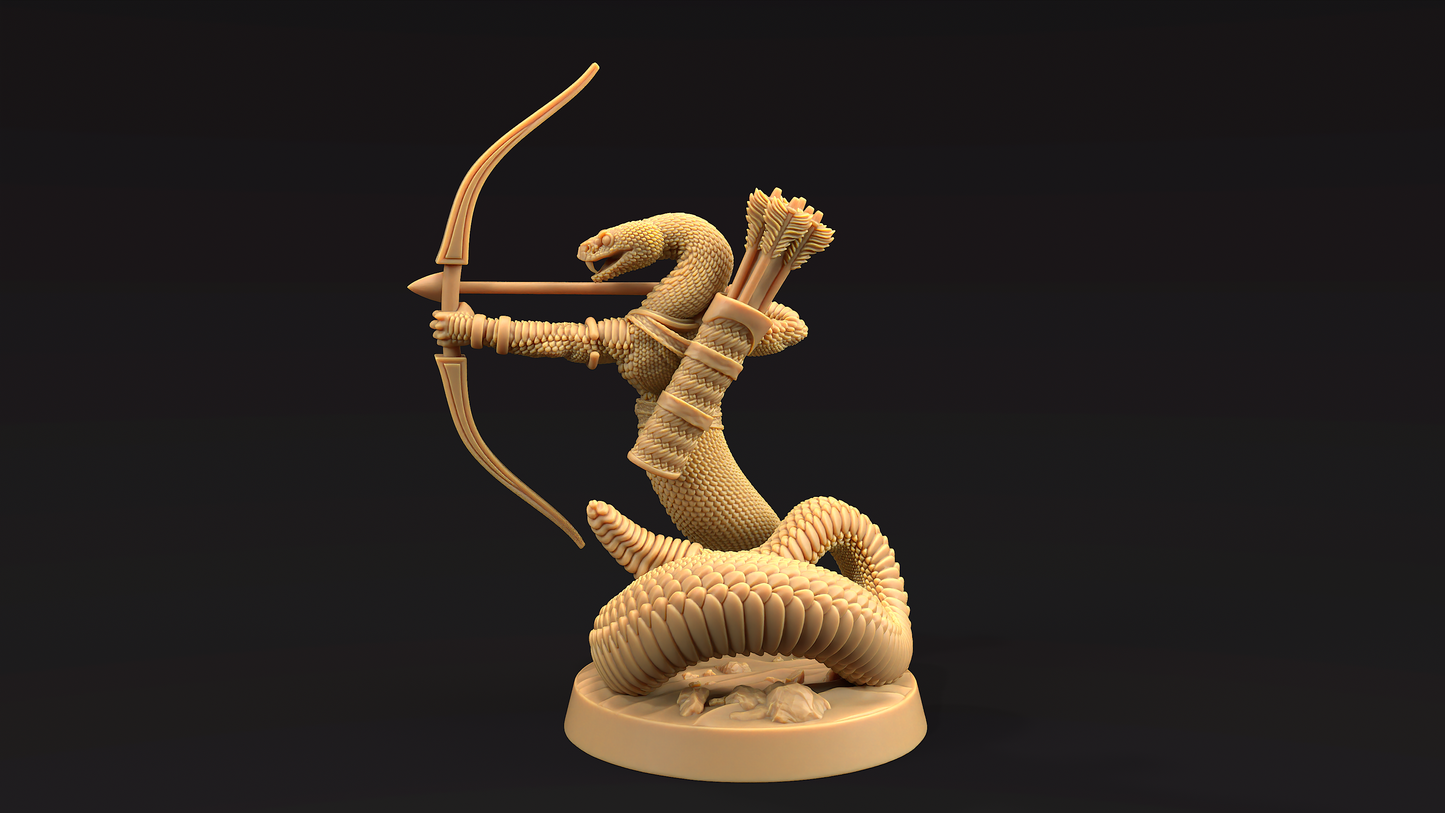 Guerrero Serpiente con Arco - Naga - Yuan-Ti