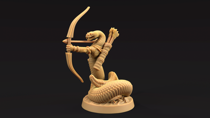 Guerrero Serpiente con Arco - Naga - Yuan-Ti