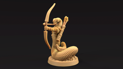 Guerrero Serpiente con Arco - Naga - Yuan-Ti