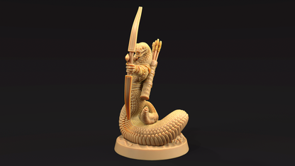 Guerrero Serpiente con Arco - Naga - Yuan-Ti