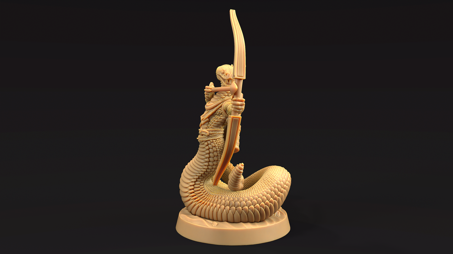 Guerrero Serpiente con Arco - Naga - Yuan-Ti