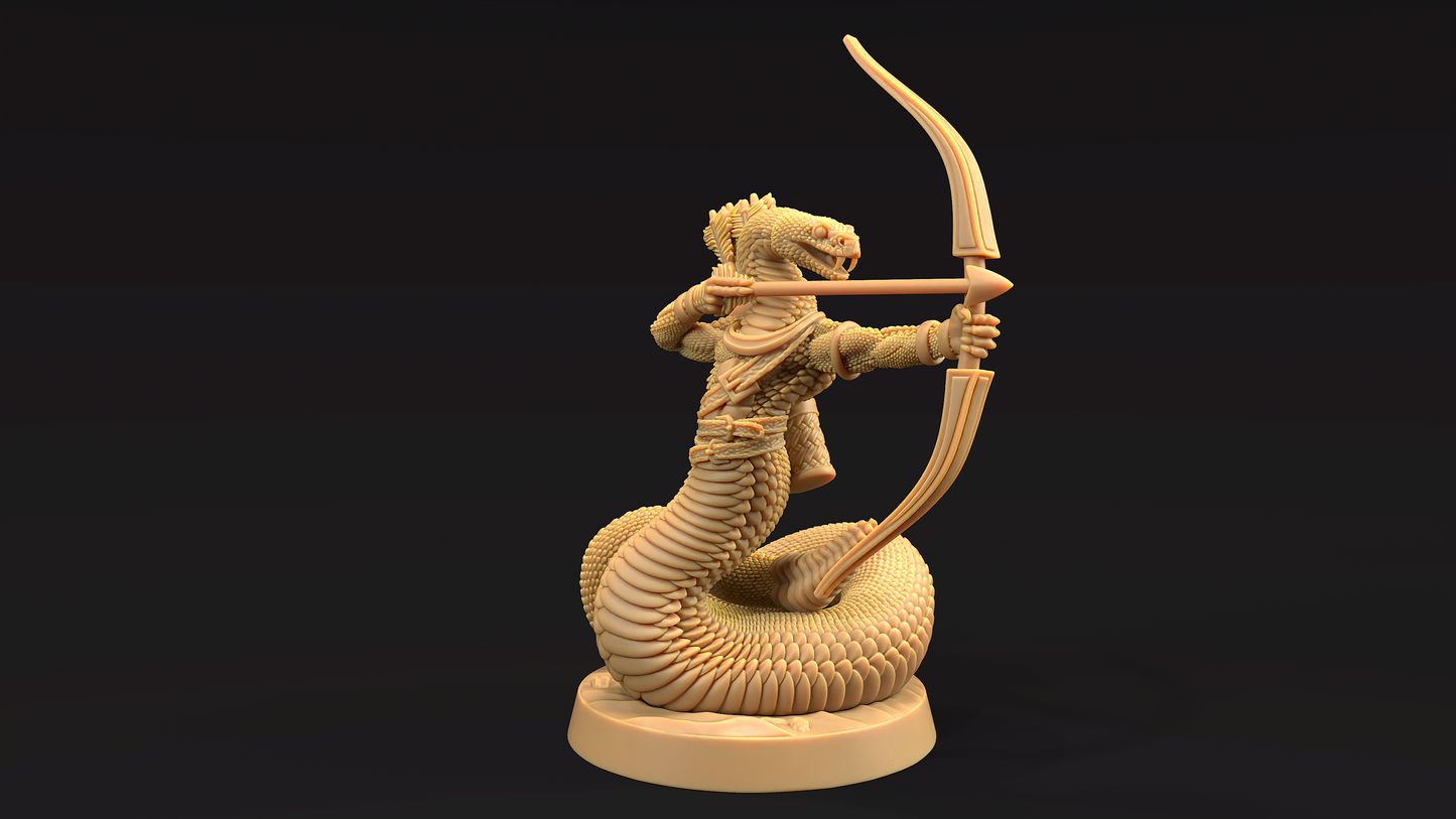 Guerrero Serpiente con Arco - Naga - Yuan-Ti