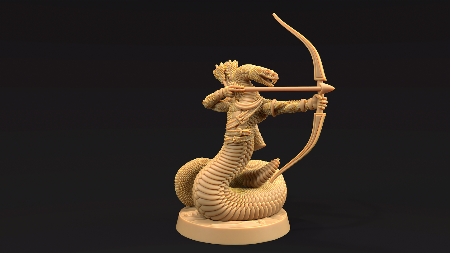 Guerrero Serpiente con Arco - Naga - Yuan-Ti