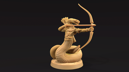 Guerrero Serpiente con Arco - Naga - Yuan-Ti