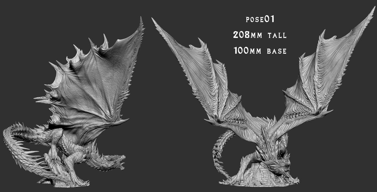 Safi´Jiva Elder Dragon - Pose 1