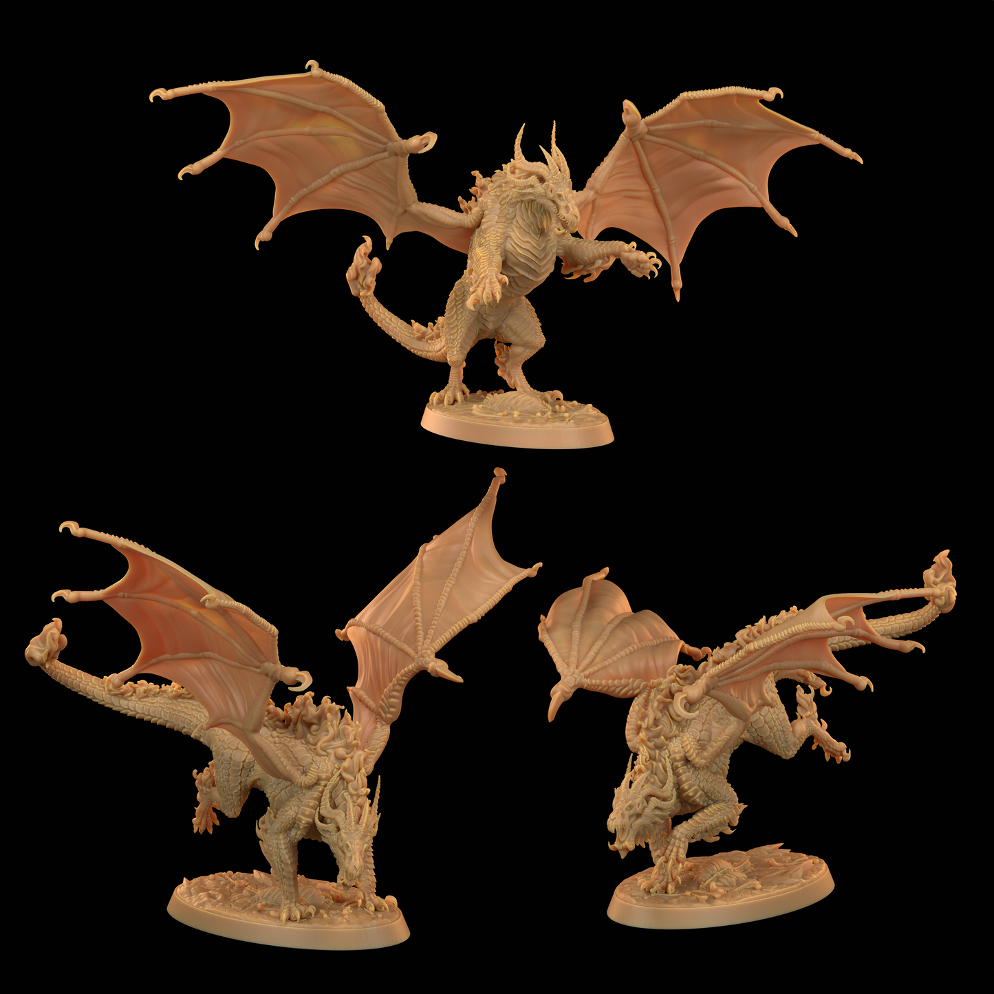 Pack 3 Dragones Infernales