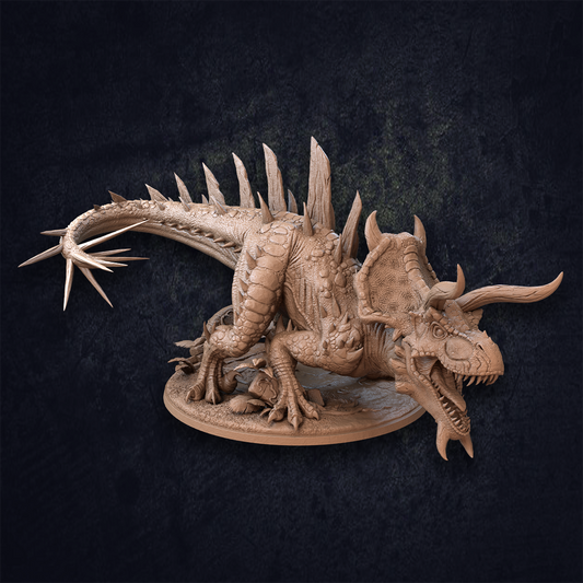 Dragón Stormkite - Dragón Rex Triceratops