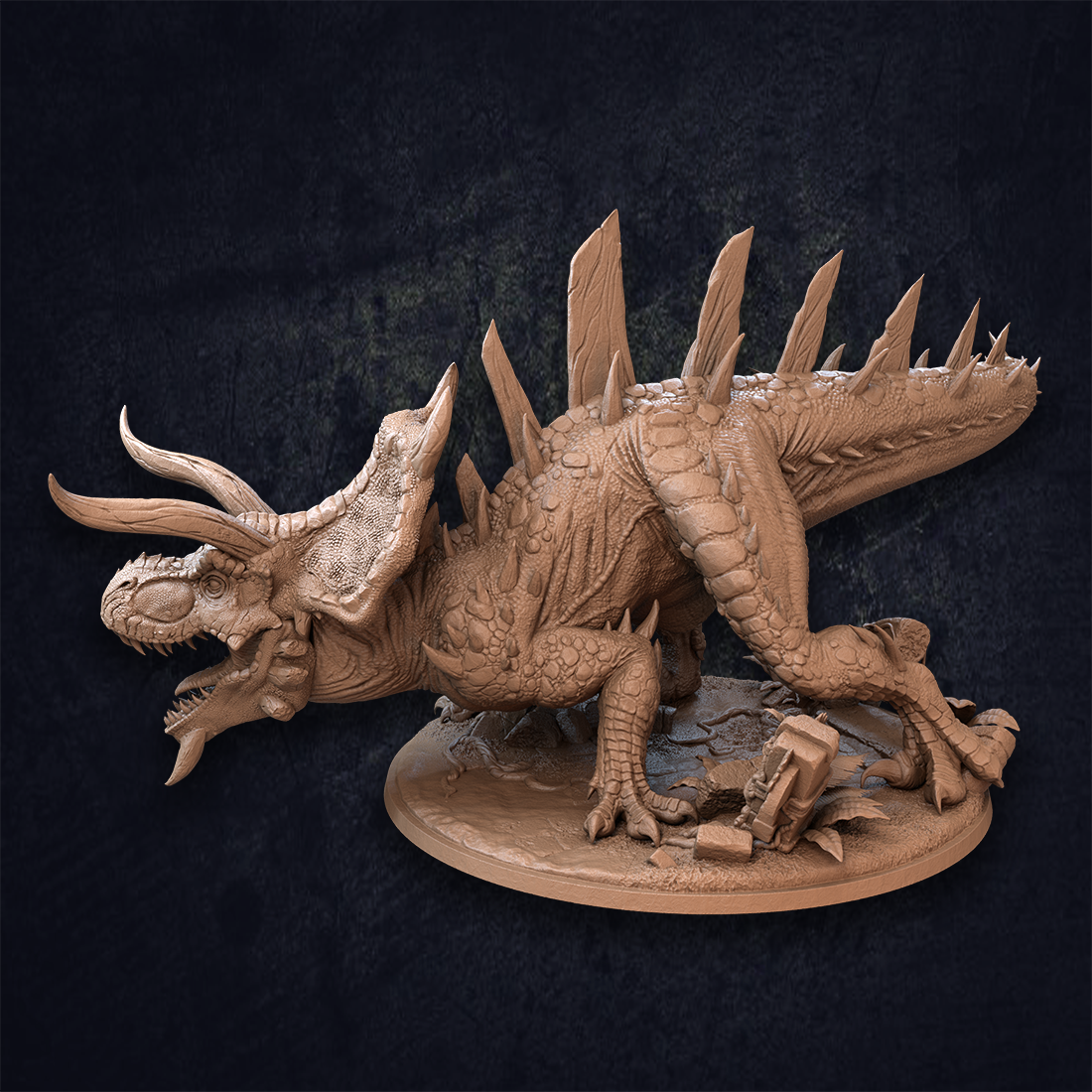 Dragón Stormkite - Dragón Rex Triceratops
