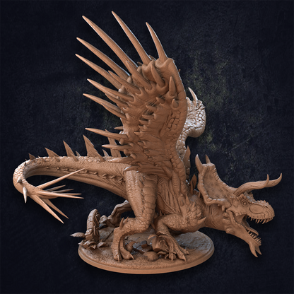 Dragón Stormkite - Dragón Rex Triceratops