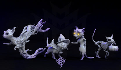 Pack de Gatos de Halloween