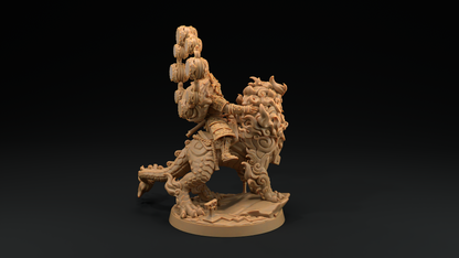 Samurai Celestial jinete de Komainu