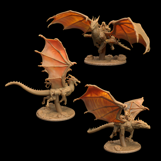 3 Dragones modulares pack