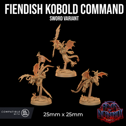 Comandantes Kobold Demoniacos (3 variantes de arma)