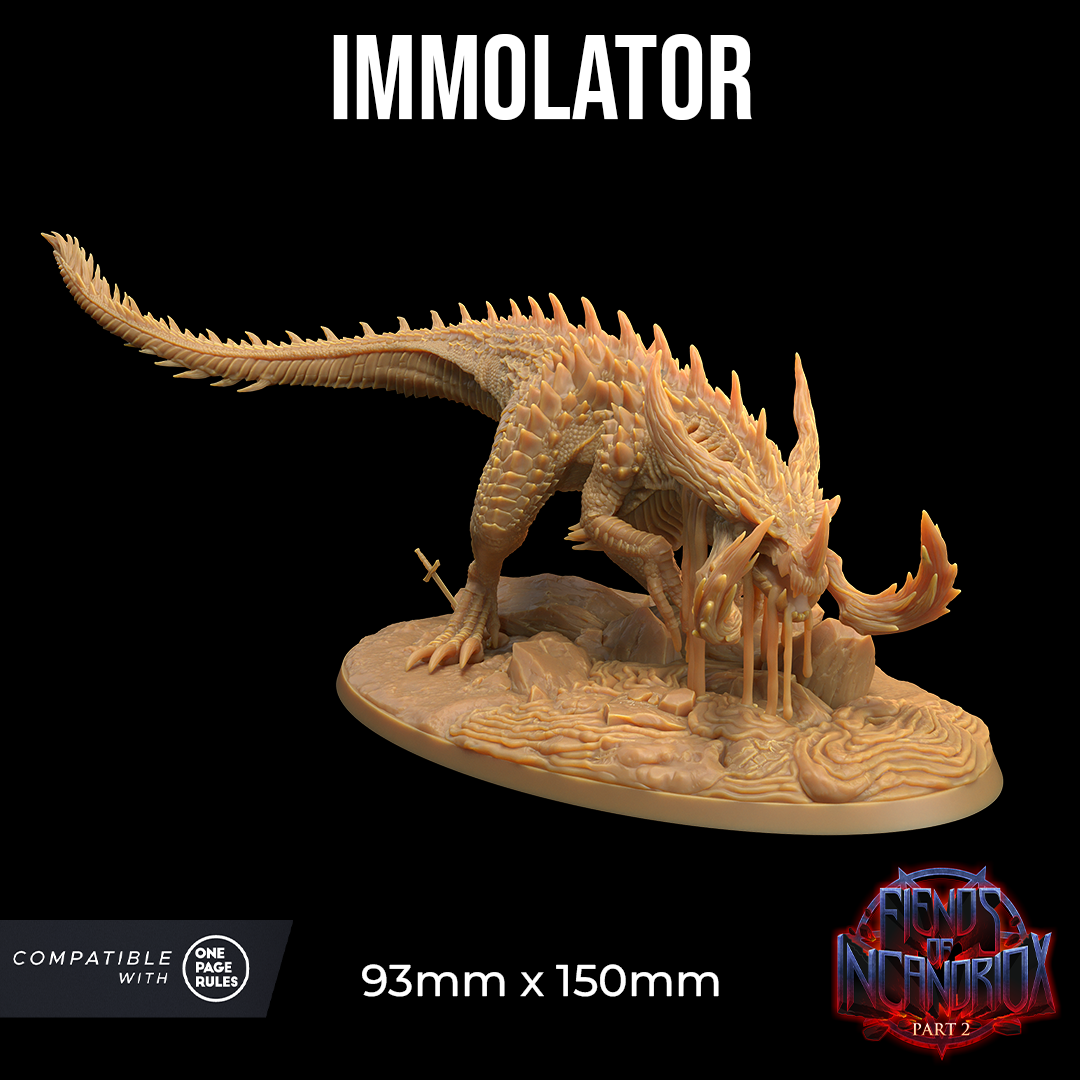 Inmolator - Dragón de Magma