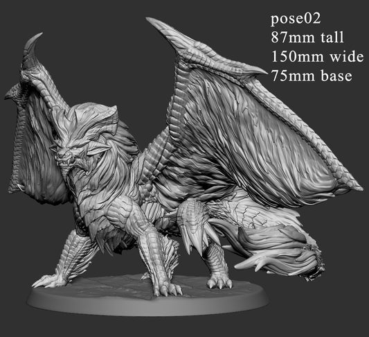 Teostra - Elder Dragon - Pose 2