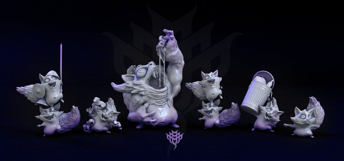 Pack de Mapaches Locos