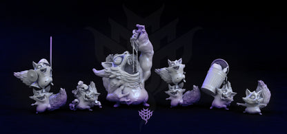 Pack de Mapaches Locos